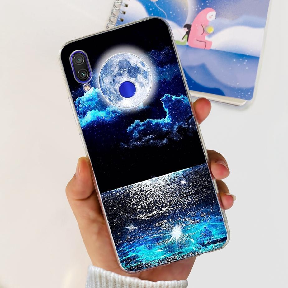 For Xiaomi Redmi Note 7 Pro Case Redmi7 Cute Panda Painted Cover Clear Silicone Soft TPU Phone Case For Redmi 7 Note7 Pro Bumper