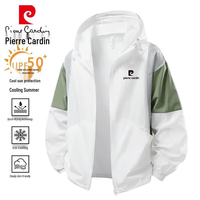 Pierre Cardin Men s Lightweight Hooded Sun Protection Jacket 2XL