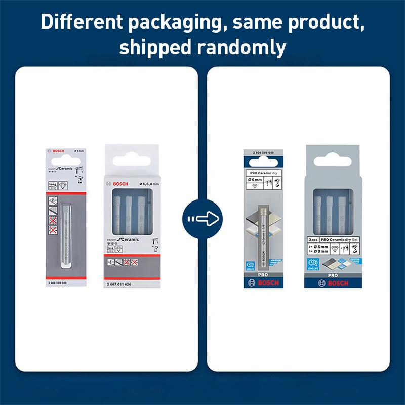 Bosch Professional Series Brazed Diamond Tile Dry Drill Bit with Cooling Wax Ceramic drill bits