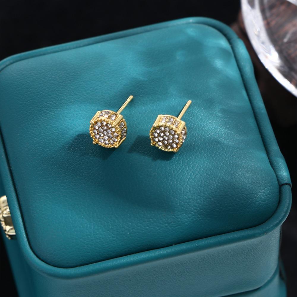 Jewelry Rhinestone Niche Design Ear Studs Women Stud Earrings Korean Style Earrings Men Earrings