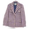 GUCCI 569132 19 years Red x Navy x White Gold Button Single Tweet Jacket Jacket 38 Red x white x navyUsed