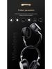 Business Style Gold Thread Over-Ear Bluetooth Headphones: High-Quality Sound for Wireless Gaming