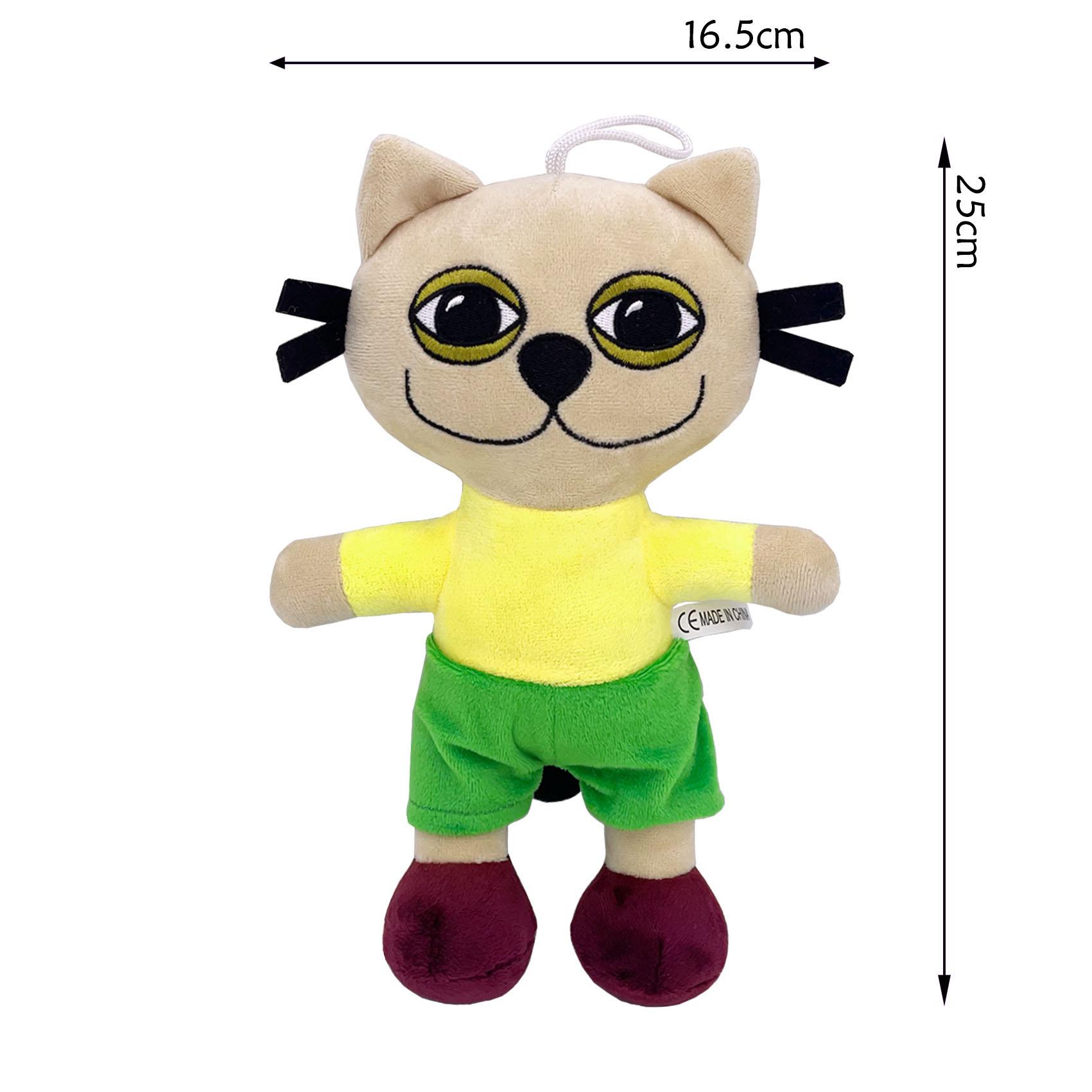 

Four styles Cat doll Plush Toy Little girl s Soft Material Hot Gaming Set Cartoon Stuffed Animal Dolls Kids Birthday Celebration Christmas Season