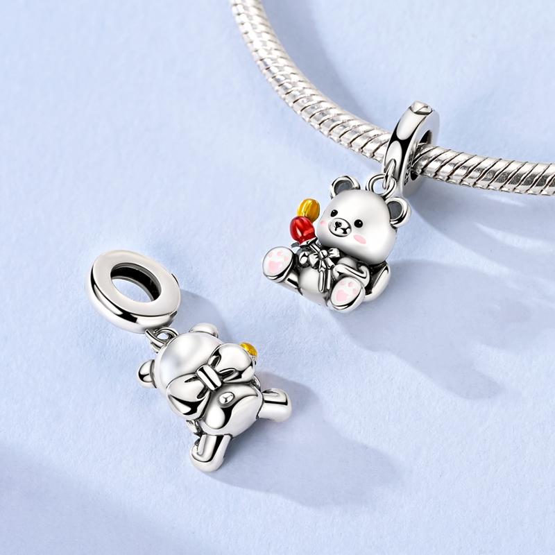 Original Copper Charms Bee Guinea Pig Sheep Beads Pendants Fit Bracelet Necklace Diy Pendants Jewelry Women Gift