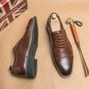 Móda Nové Pánské Společenské Boty Černé Hnědé Evropské Šněrovací Pohodlné Módní Derby Boty, Svatba, Banket, Velikosti Bot 38-46