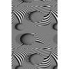 Stampe Poster con Illusioni Ottiche Astratte Per Soggiorno Decorazioni per la Casa Bianco e Nero Trippy Psichedelico Pittura su Tela Arte da Parete