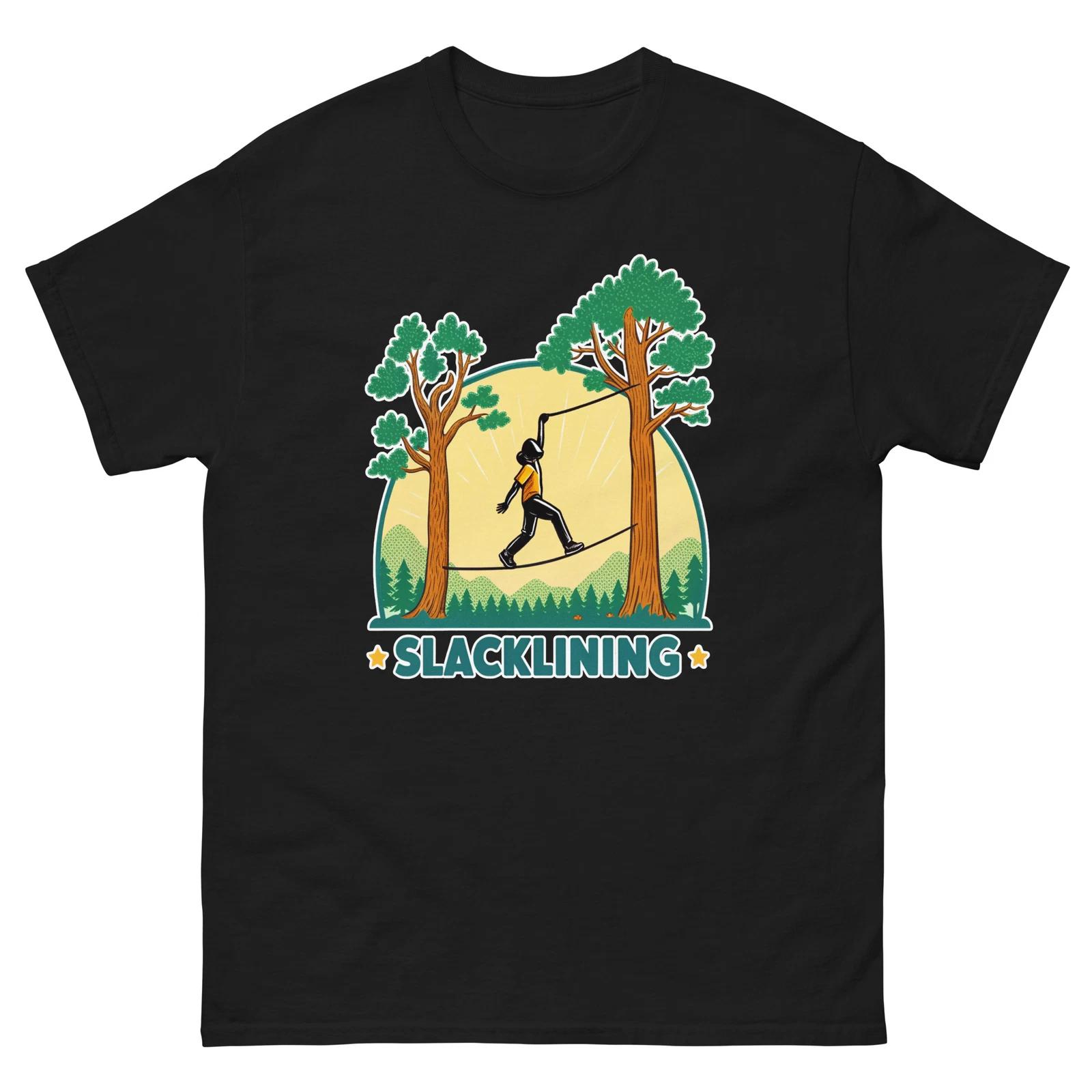 Slacklining Sport Sports Activity Game T-Shirt M