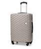 Medium Travel Suitcase with Wheels for Luggage Puccini Champagne Abs027B-6C