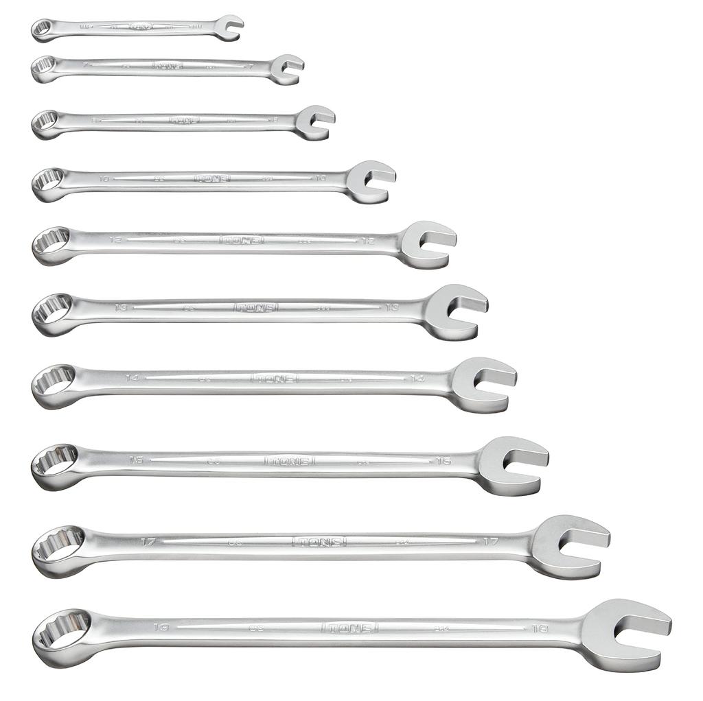 TONE Combination Spanner Set CS101C (10-piece set)