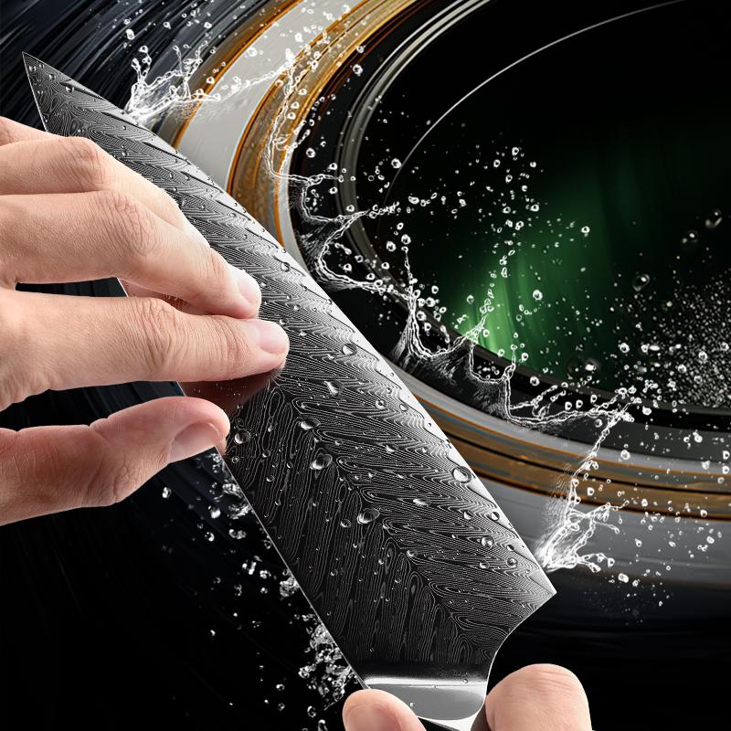 7.5 Inch Chef Knife High Carbon VG10 Japanese 67 Layers Damascus Kitchen Knife Stainless Steel Knife Rosewood Handle