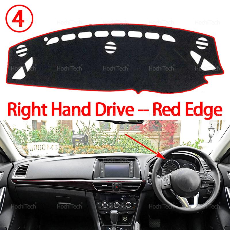 Car Dashboard Cover Protective Pad Dash Board Sunshade Carpet Anti-UV Dashmat for Mazda 6 Mazda6 2014 2015 GJ1 Atenza