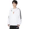 Adidas Logo Striped Print Breathable Hooded Jacket Men Jackets White HZ9068