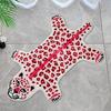 Irregular Tiger Bedside Rug - Wear-Resistant, Easy-Care Decorative Rug for Home