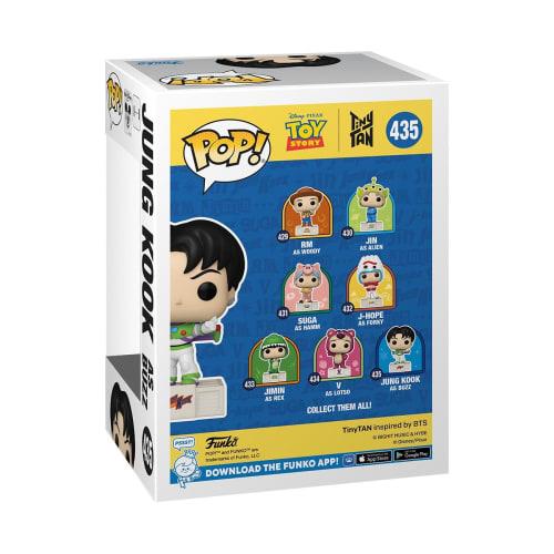 Toy Story X Tiny Tan Jung Kook Figures (BTS, Buzz Lightyear, Tiny Tan, Jung Kook) Funko POP! Toy Story X Tiny Tan Jung Kook Figures (Buzz Lightyear, T