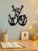Sculpture murale Cerf en fer Décor de chalet en bois rustique Man Cave Cadeau de chasse