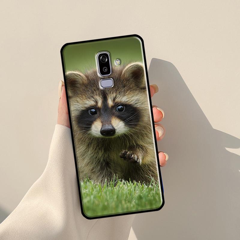 Raccoon Case For Samsung Galaxy J1 J3 J7 J5 2016 A3 A5 2017 J8 A7 A9 J4 J6 A6 A8 Plus 2018 Cover
