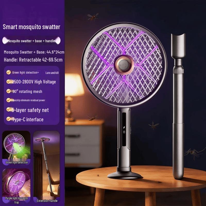 LISM Rechargeable Retractable Electric Mosquito Swatter