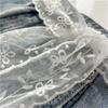 Adjustable Belt With Delicate Lace Trim Multi Functional Accessory For Dresses And Jeans