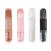 Compact 4-in-1 Makeup Brush Set: Telescopic Mini Brushes for Loose Powder and Eye Shadow
