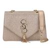 Leichter Luxus-Kettenbeutel Damen vielseitig Buchstabe Fransen Schultertasche Textur ausländischer Stil Koreanische Nische Trend Umhängetasche