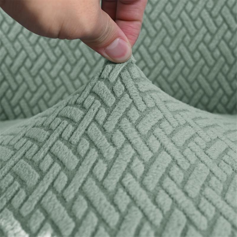 Machine Washable Benches Chair Covers Tear Resistant elasticitys Design Fit Up To 140cm For Living Room Office Use