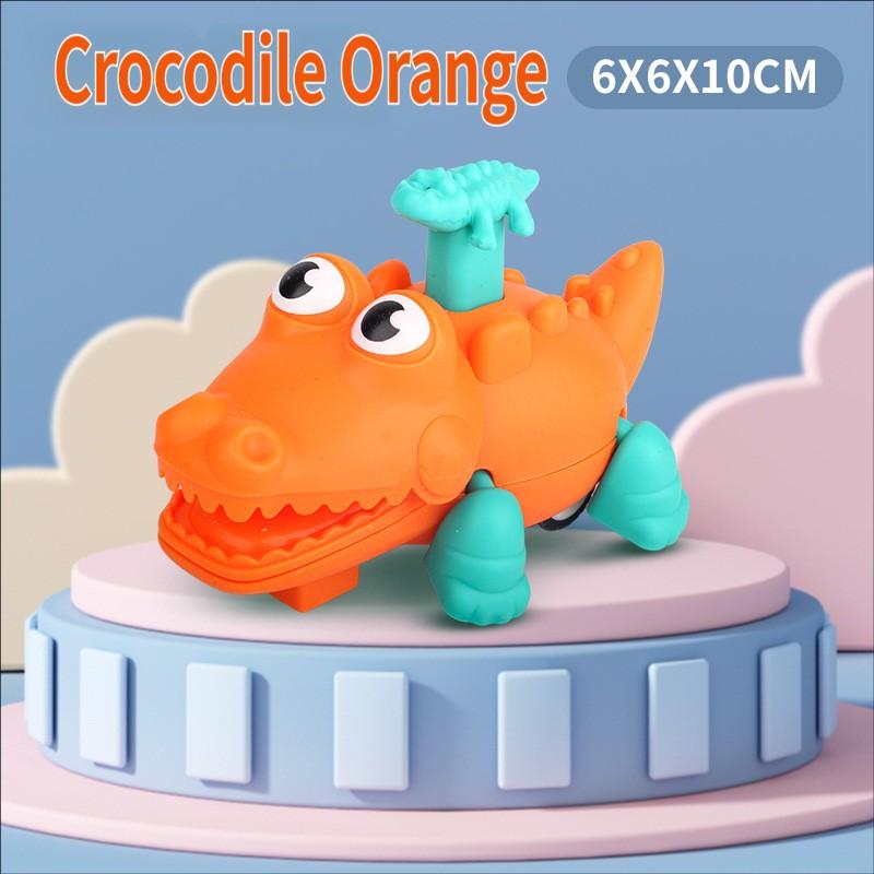 

Pressing Children Turtle Toys Crocodile Animal Cartoon Pull-Back Vehicle Kids Gift Fun Toy Inertia Car For Kids Adults Children s Birthday Gift