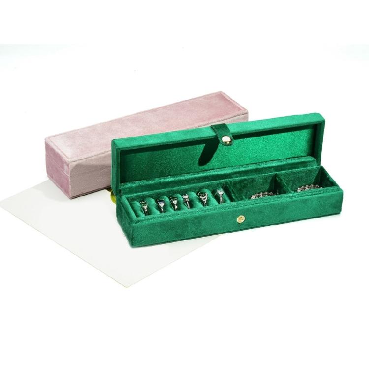 Elegant Jewelry Box with Multiple Compartments Storage Case for Rings Earrings Velvets Jewellery Holder for Women Girls
