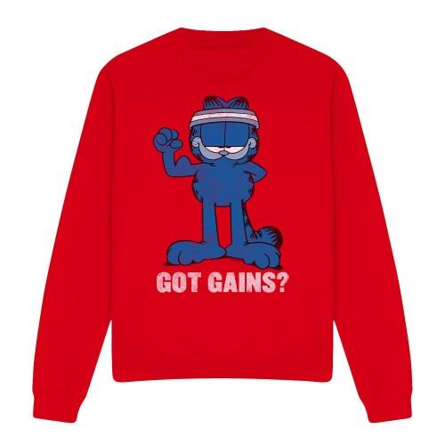 Garfield Unisex Adult Got Gains Sweatshirt