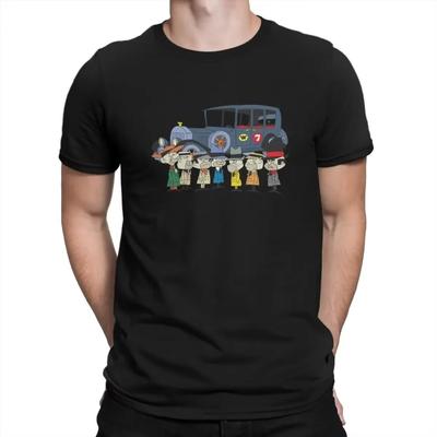 Die Wacky Races 60er Jahre Zeichentrick 1960er Jahre Zeichentrick Baumwolle T-Shirt Freizeit Herrenbekleidung Blusen T-Shirt Für Männer
