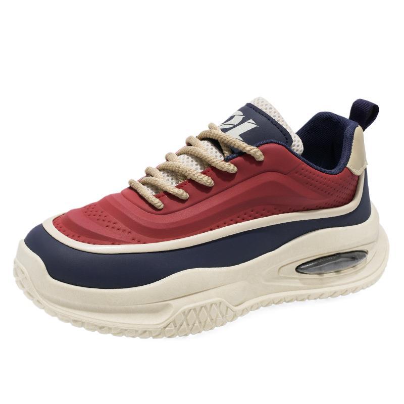 Men's Shoes 2025 Spring New Breathable Sports Shoes Men's Trend Versatile Platform Youth Casual Shoes