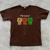 Aphex Twin Come to Daddy Bär Logo Grafik Braun Unisex T-Shirt Nachdruck S-5XL Unisex T-Shirt