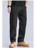 Men's Straight-Leg Pure Cotton Multi-Pocket Work Pants