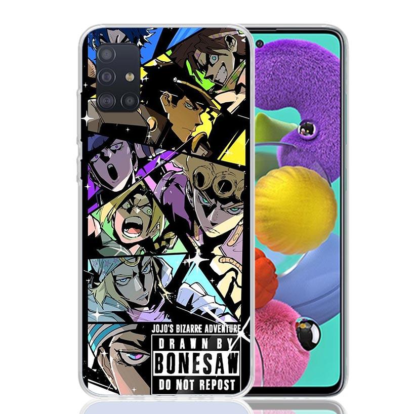 Anime JoJo Bizarre Adventure Case Phone Cover for Samsung Galaxy A52 A51 A50 A42 A32 A22 A12 A02S A72 A71 A70 A41 A31 A21S A40 A