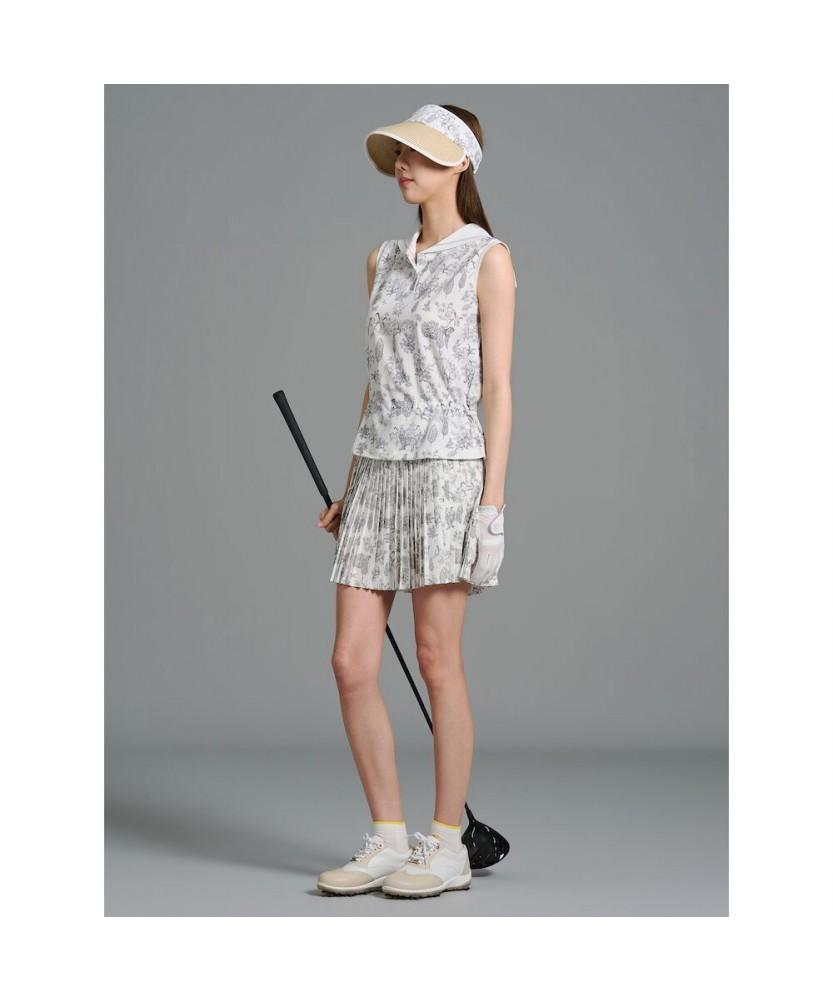 BEANPOLE GOLF [Dariasong] Women'S Pattern Culottes - White