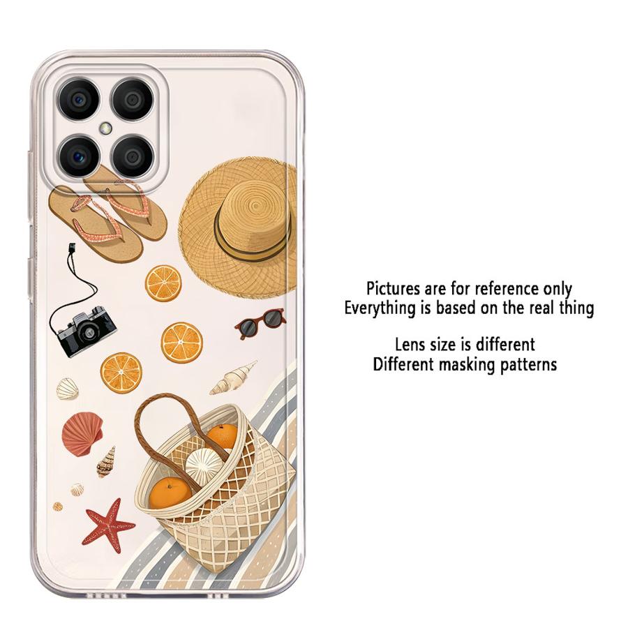 Beach Travel Soft Phone Cover Case for Honor X9b X8 X8b X9a X7b 90 Lite X8a