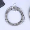 4PCS 4M 304 Stainless Steel Wire Canopy Rope Fishing Lifting Cable Clothesline Diameter 2mm Shade Sail Awning Rustproof Kit