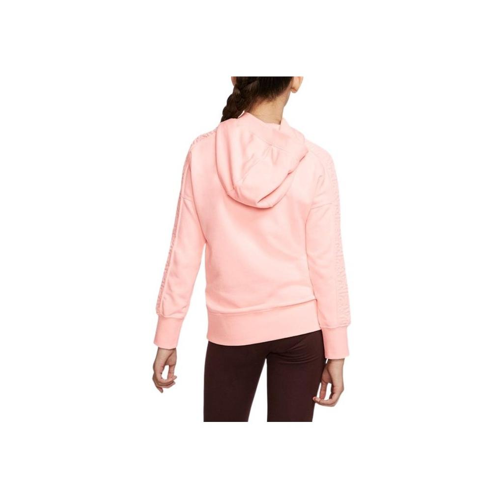 Nike Hoodie Buchstaben Logo Druck Kapuzenpullover Kinder Hoodies Rosa BV2709-682