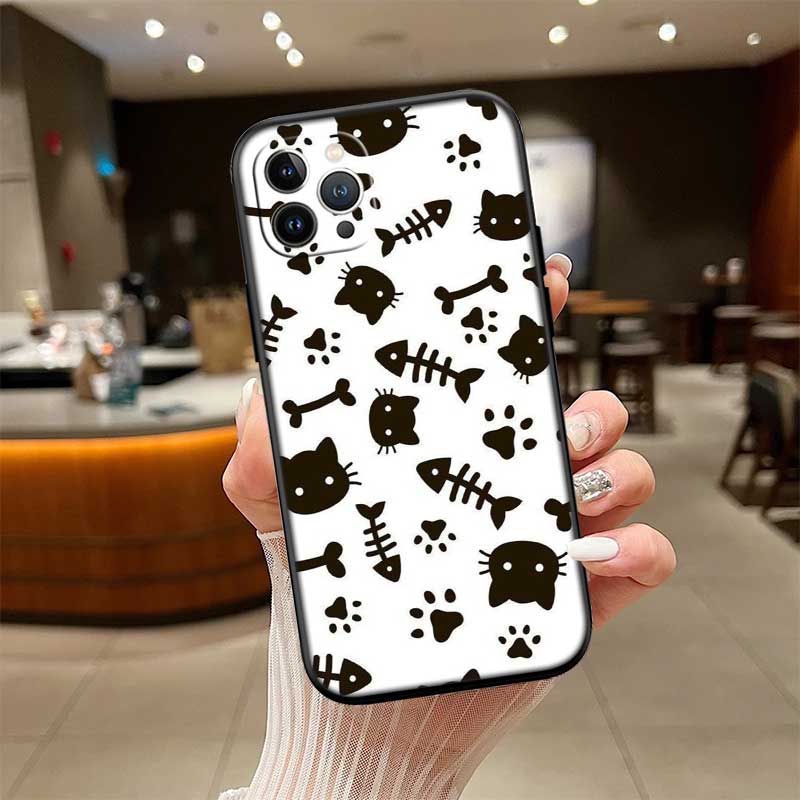 UP20 Cat Kitten Meow Shell Phone Case for Samsung Galaxy Note 10 20 S23 S24 S25 Ultra FE Plus Edge Lite A02S A35 A07 A17