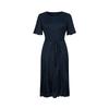 Jiuzi Anna Kou Elegant, Intellectual, Romantic, Folded Texture Chiffon Waist Dress for Women 2025 Summer New Style