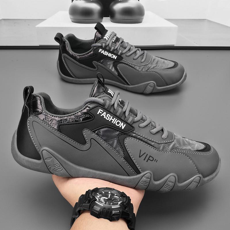 Lace-up Flats Breathable Outdoors Artificial Leather Men Causal Shoes Male Spring Men Casual Light Shoes Sneakers