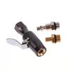 1 Set DIY Accessories 200PSI Tire Inflator Lock-on Air Chuck Dual-Jaw Designed For Schrader Valve Use No Leakage Home Garage