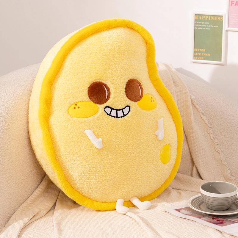 

50 см мягкая плюшевая игрушка в виде фруктов, плюшевая подушка с манго, лимоном, грушей, яблоком, мягкая еда, плюшевый пелуш, детский подарок на день рождения, декор комнаты 50cm