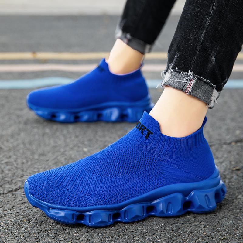 Women 2025 Vulcanized Shoes Breathable Mesh Lightweight Soft Soled Sports Shoes Men Flat Bottomed Platform Lace Up Casual Shoes