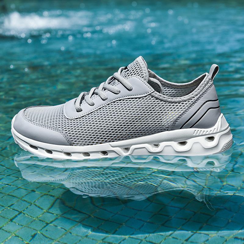 

2025 new large size mesh breathable casual shoes men s fashion trend running shoes personalized sports shoes 48