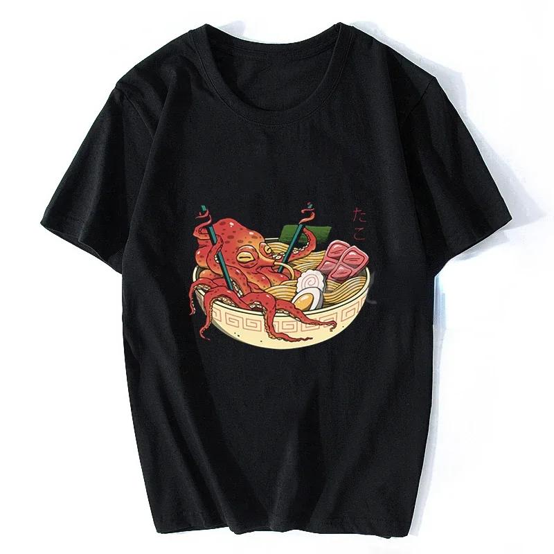 Japanese Cat Anime Neko RaUnisex T Shirt Unisex Women Aesthetic Loose Breathable Vintage Tshirt Harajuku Streetwear Camisetas Hombre