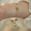 Palace Design Hetian Yu Bell Bracelet Bracelet Women's High Sense Personality Gift New Women's Hanfu Light Luxury