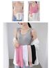 Spring & Summer Women's Lace Ribbed Cotton Tank: Slimming Plus-Size Sleeveless Round Neck Base Layer
