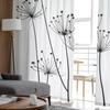 The Plant Design Sheer Curtains Window Curtains for Living Room Bedroom Blinds Kids Room Home Decor