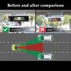 Rearview Mirrors 18 Inch Wide Angle Clip-On Extender Car Rear Mirror Anti-Glare for Truck Boat Automotive Baby Vehicle Marine