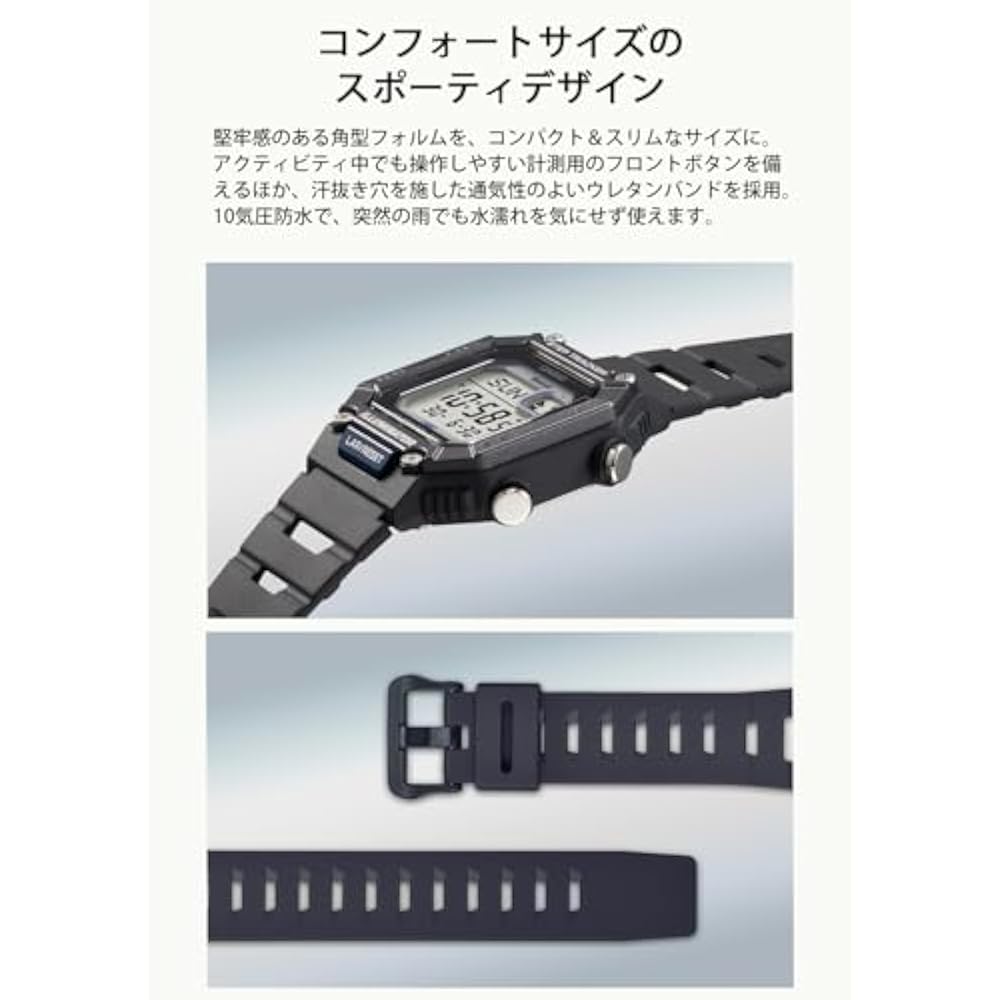 Casio] Wristwatch Casio Collection [Genuine Japan] Equipped with Bluetooth 10 ATM waterproof WS-B...
